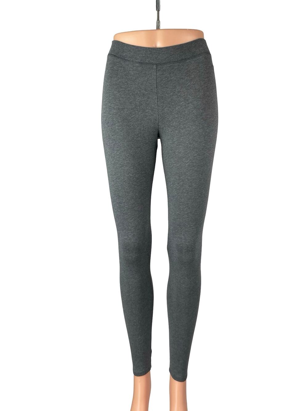 Victoria's Secret Pink Women's Gray Heather Mid Rise Athletic Leggings Pants XS